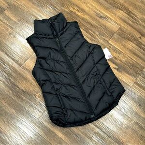 SO Black Quilted Puffer Vest | NWT